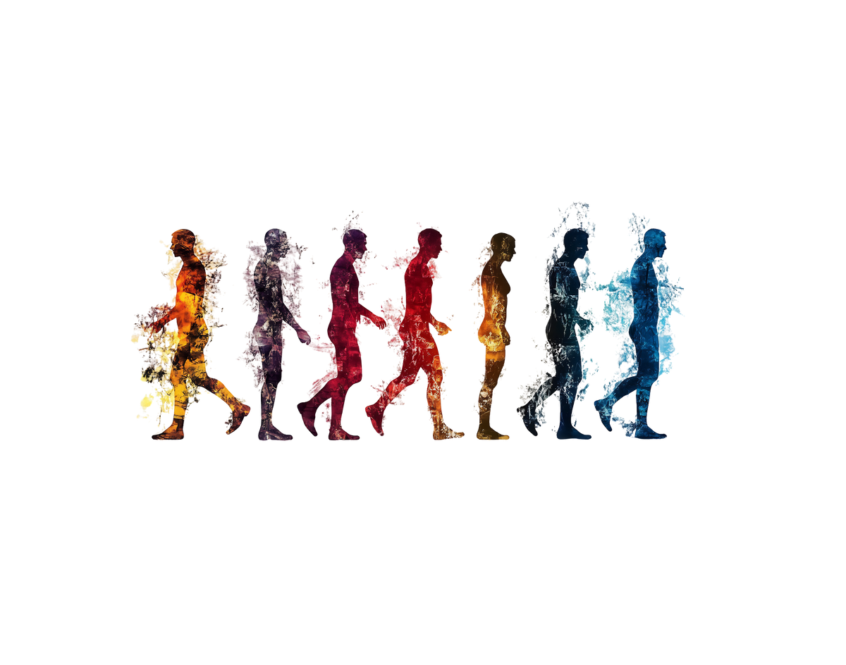 People walking, used as a background image for Grit With Faith content